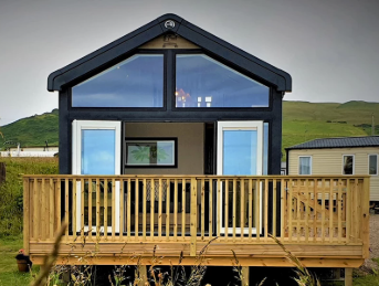 glamping pod getaway sleeping four Machrihanish holiday park