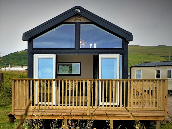 glamping pod getaway sleeping four Machrihanish holiday park