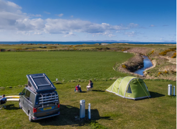 camping and touring pitch Machrihanish Holiday Park