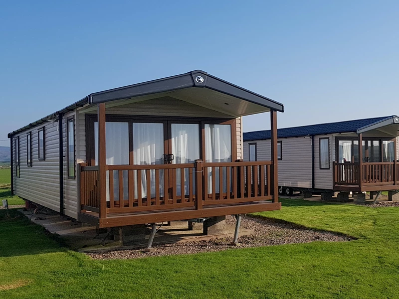 caravan at the Machrihanish holiday park