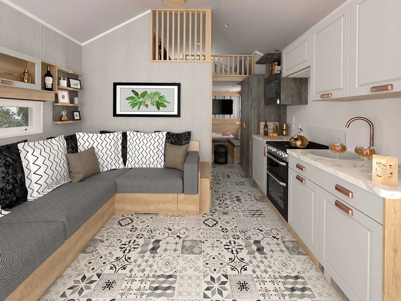 luxury S Pod sleeping six Machrihanish Holiday Park