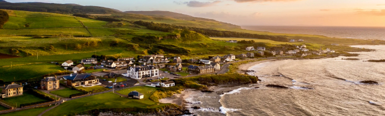 Overhead image of Machrihanish